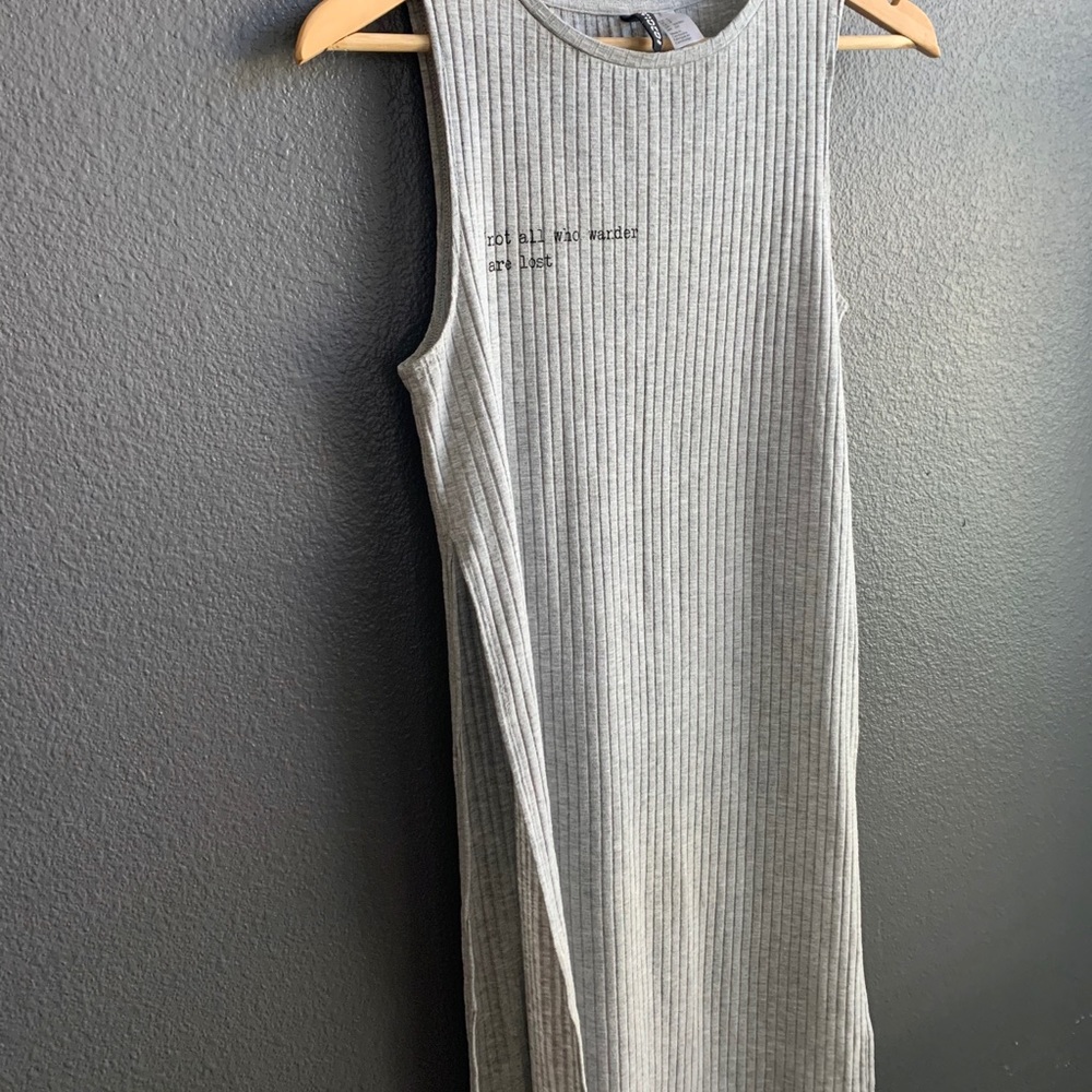 🔆 H&M Ribbed Tunic T-Shirt - Picture 4 of 5